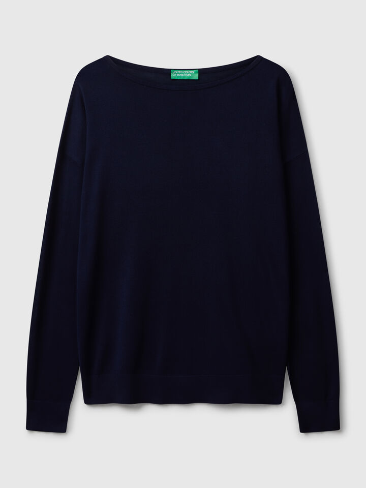 BOAT-NECK SWEAT.L/S Women image number 5